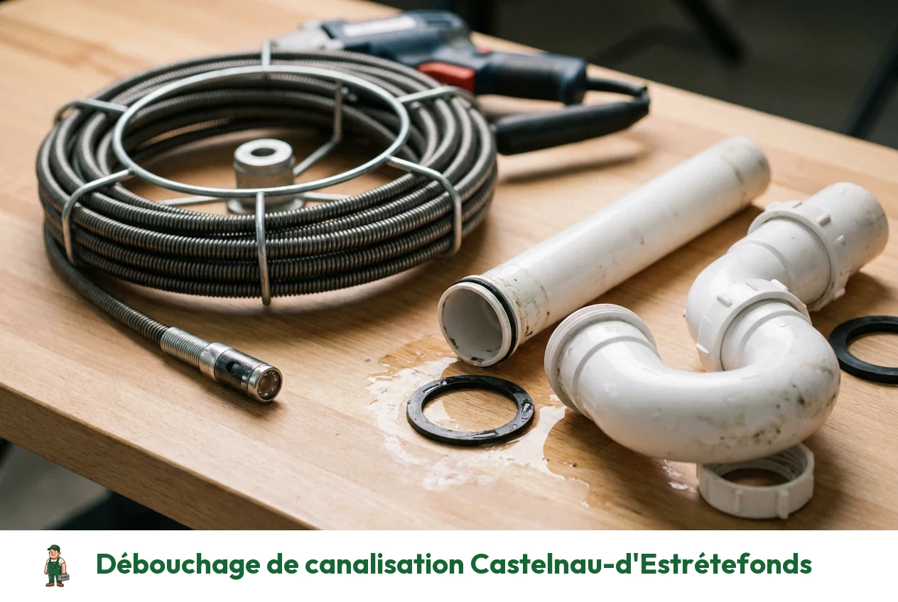 Débouchage de canalisation à Castelnau-d'Estrétefonds
