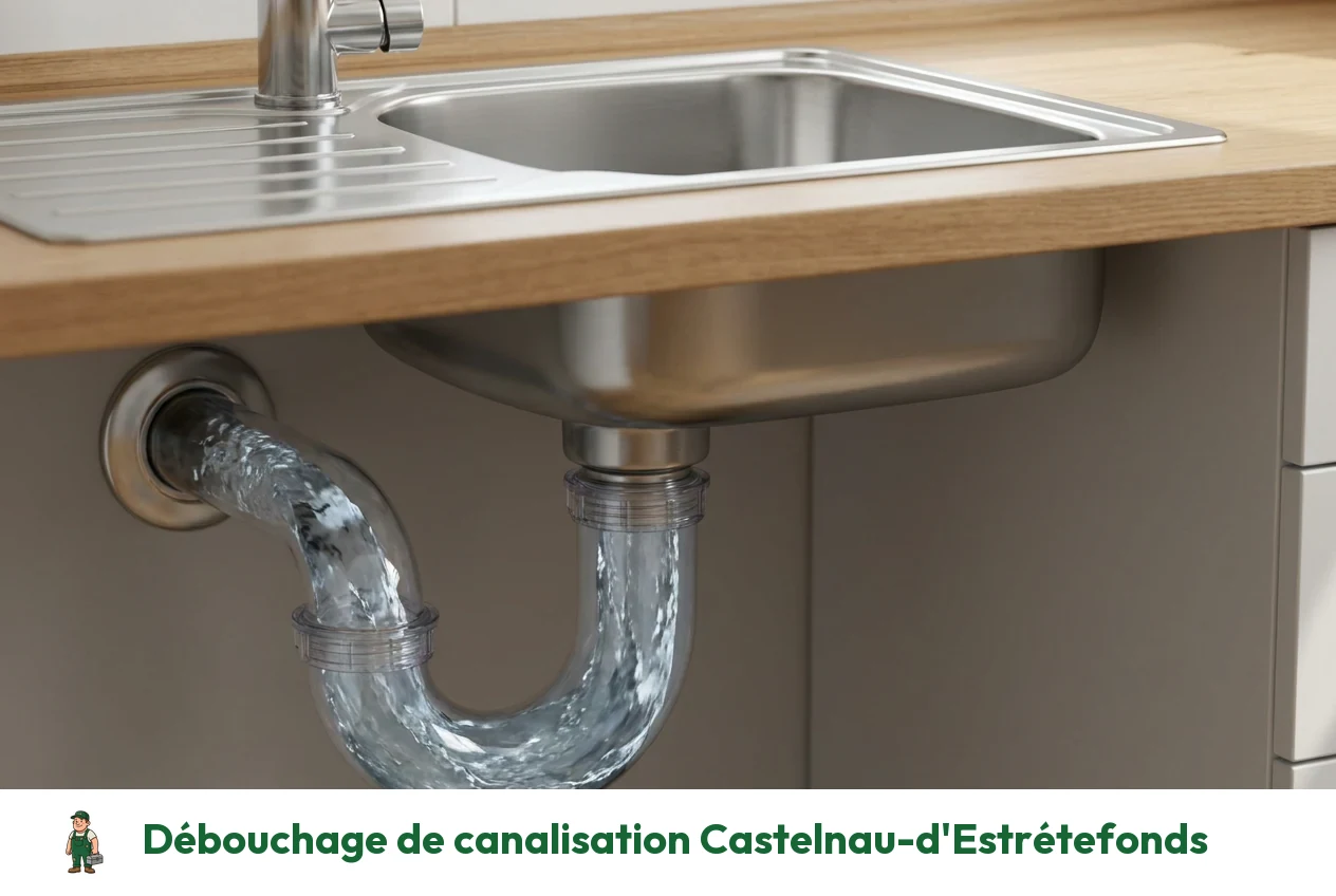 Débouchage de canalisation à Castelnau-d'Estrétefonds