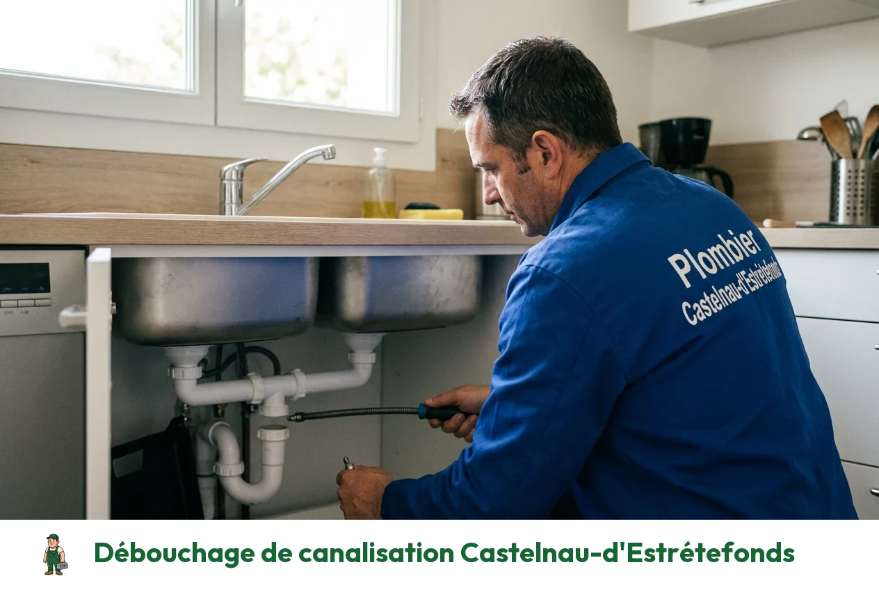 Débouchage de canalisation à Castelnau-d'Estrétefonds