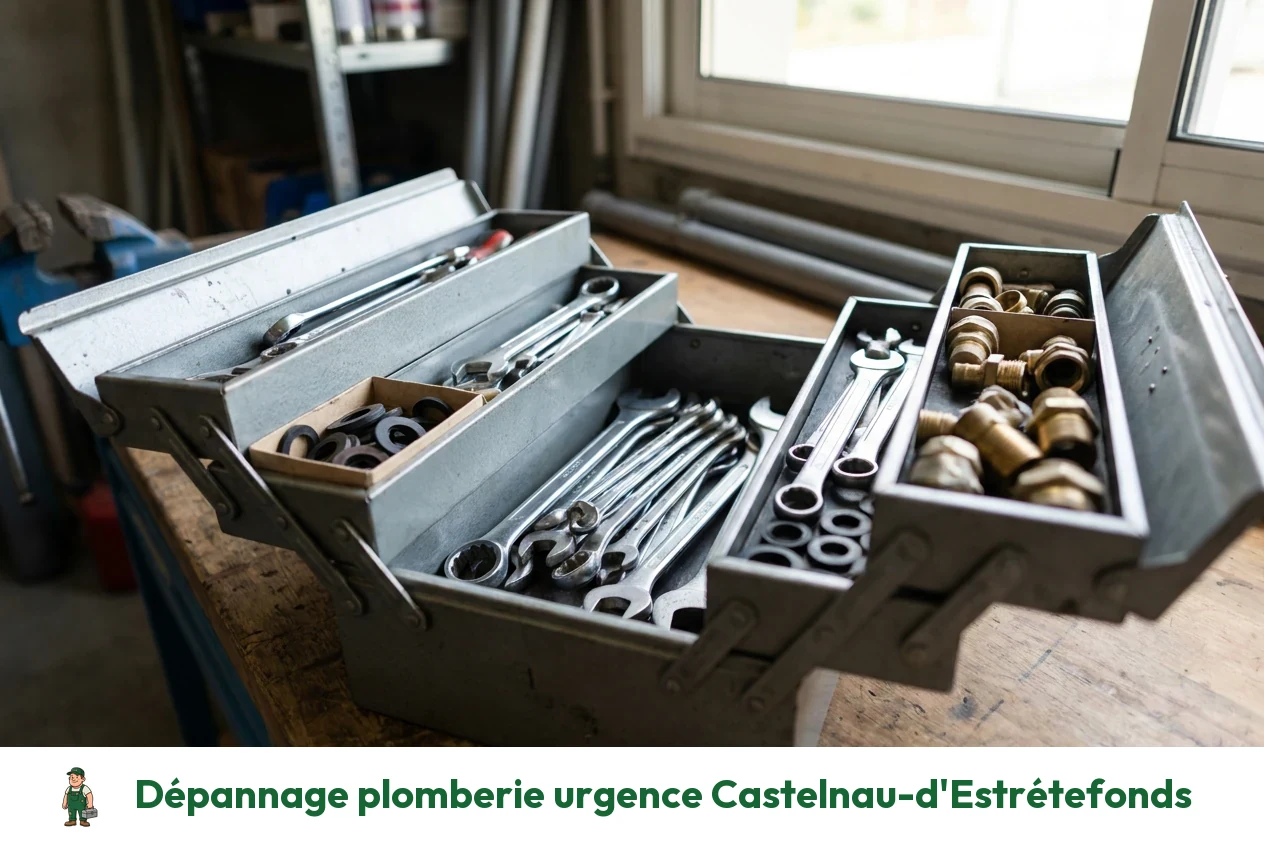 Dépannage plomberie urgence à Castelnau-d'Estrétefonds