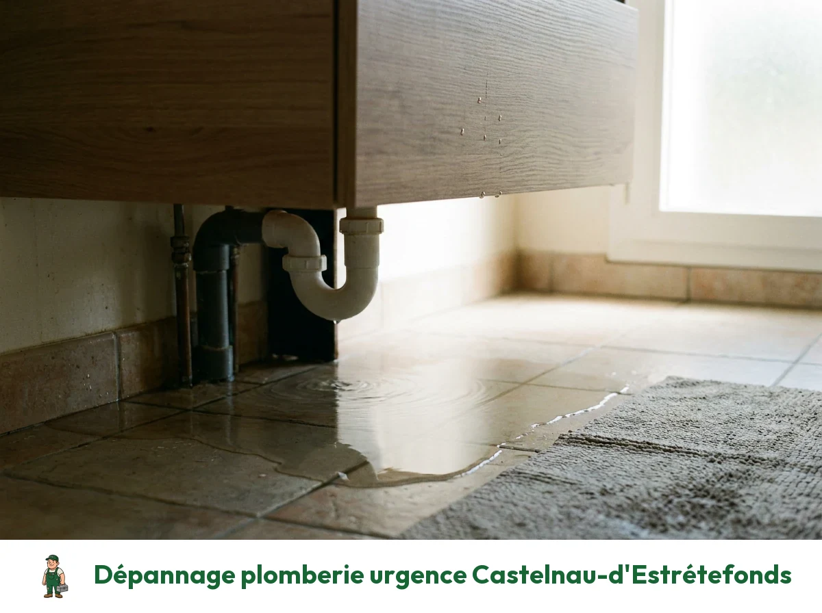 Dépannage plomberie urgence à Castelnau-d'Estrétefonds