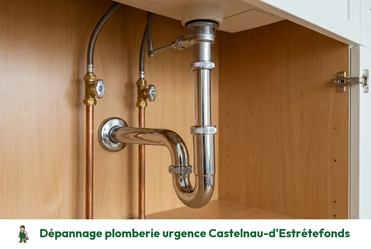 Dépannage plomberie urgence à Castelnau-d'Estrétefonds
