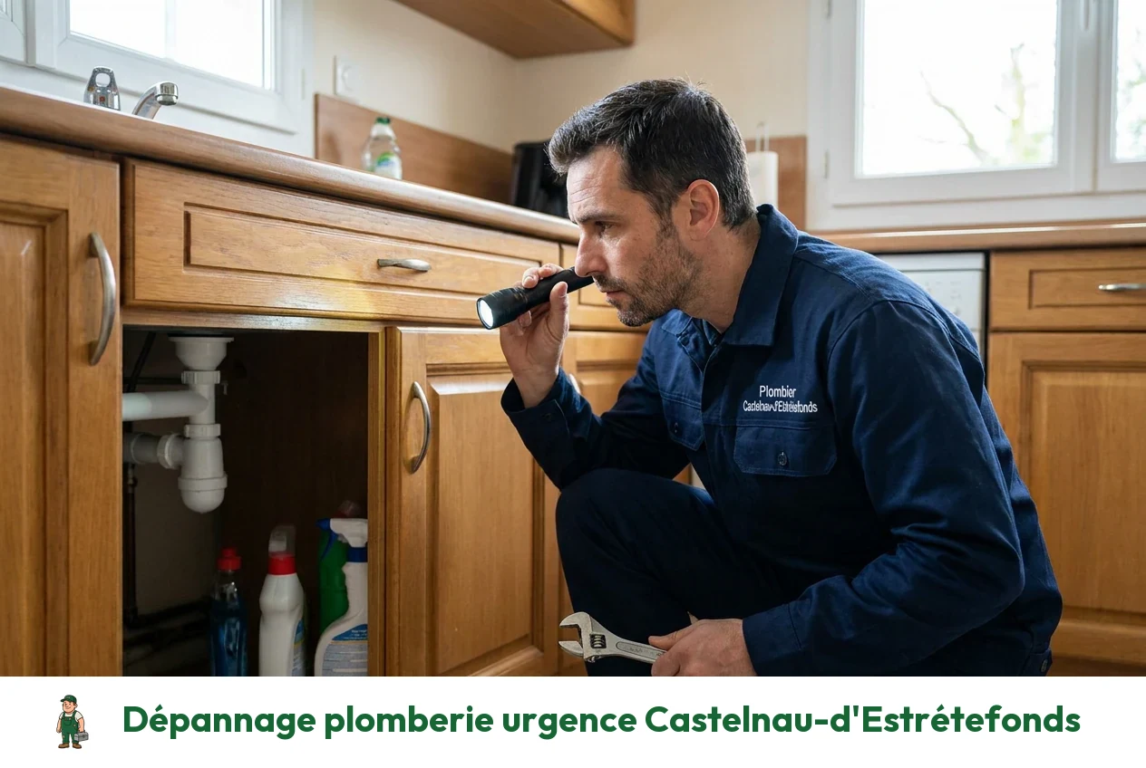 Dépannage plomberie urgence à Castelnau-d'Estrétefonds