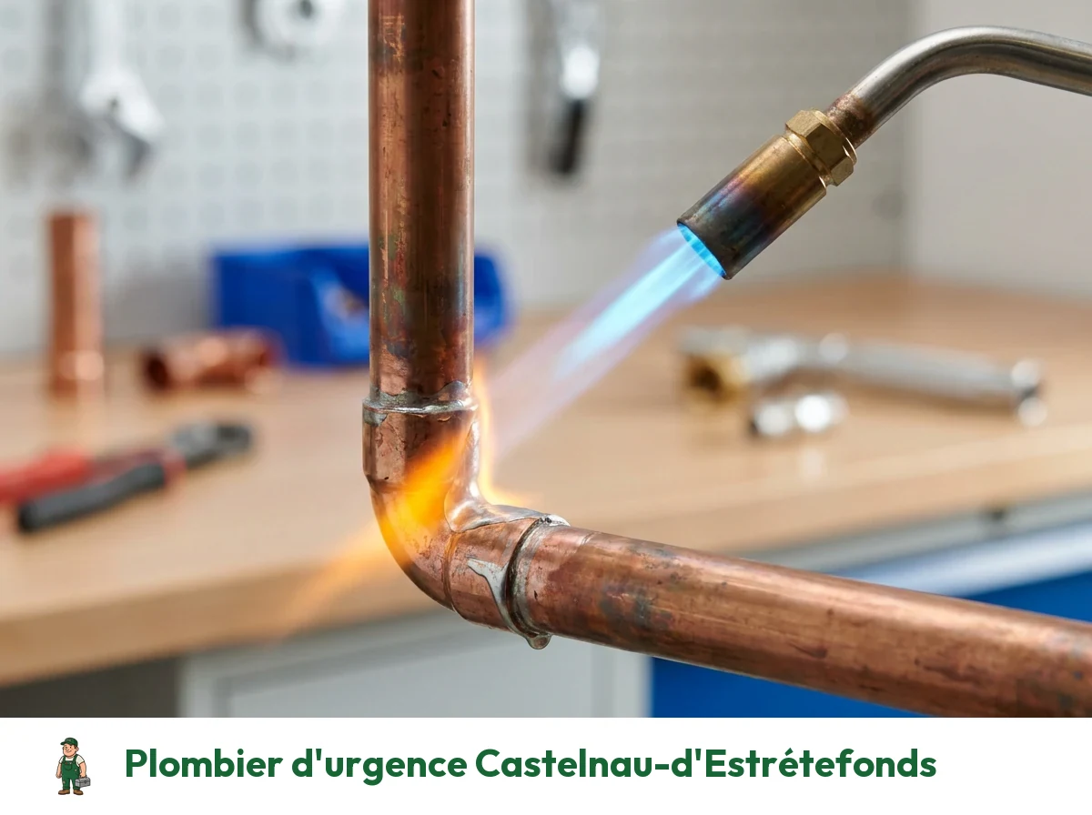 Plombier d'urgence à Castelnau-d'Estrétefonds