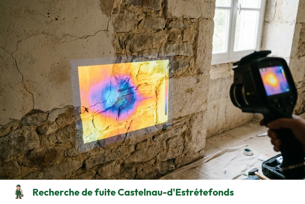 Recherche de fuite à Castelnau-d'Estrétefonds