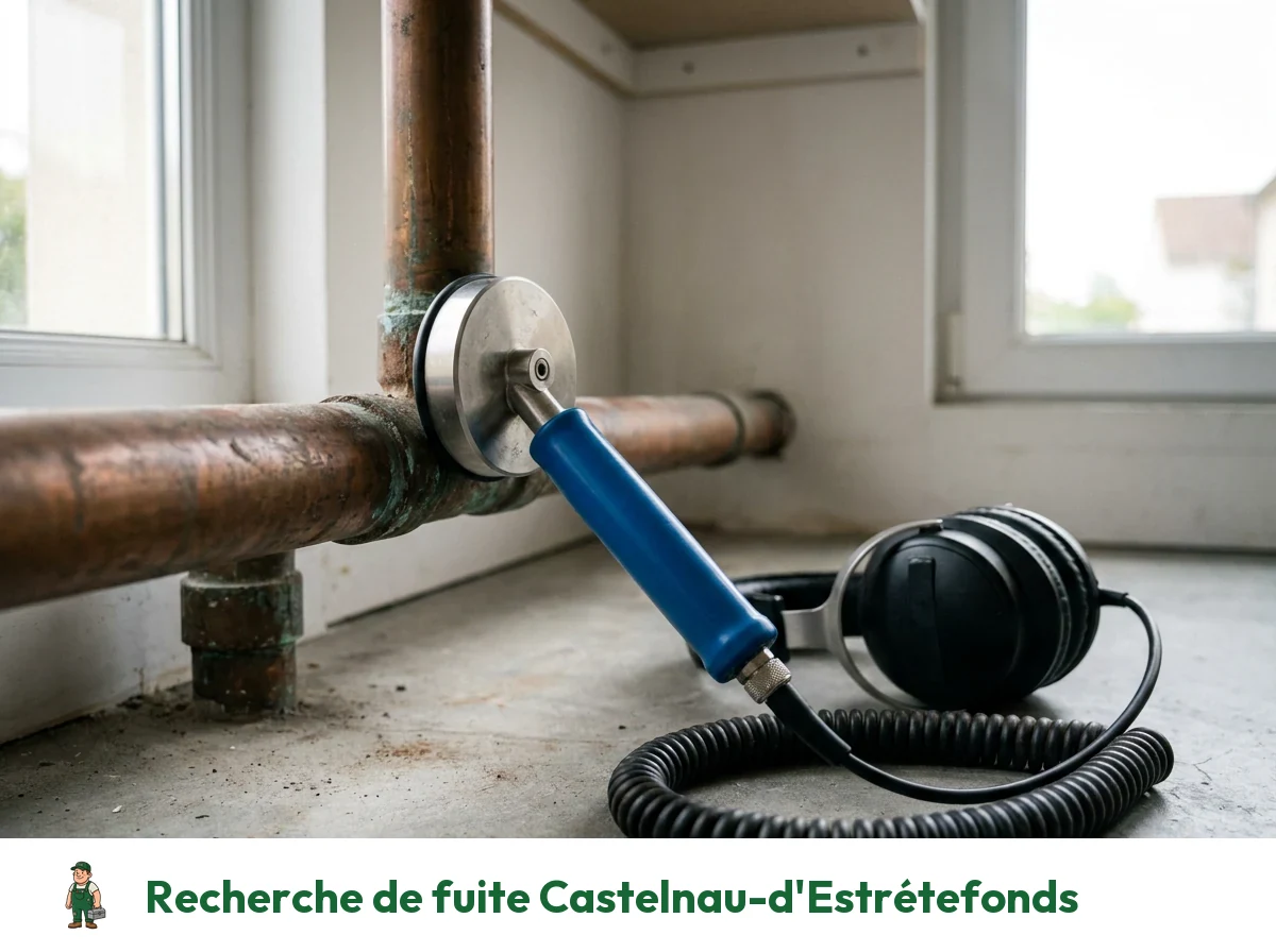 Recherche de fuite à Castelnau-d'Estrétefonds