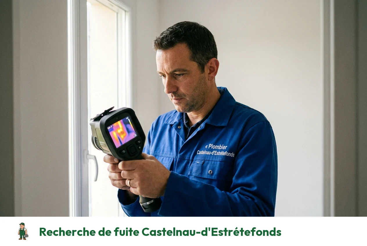 Recherche de fuite à Castelnau-d'Estrétefonds