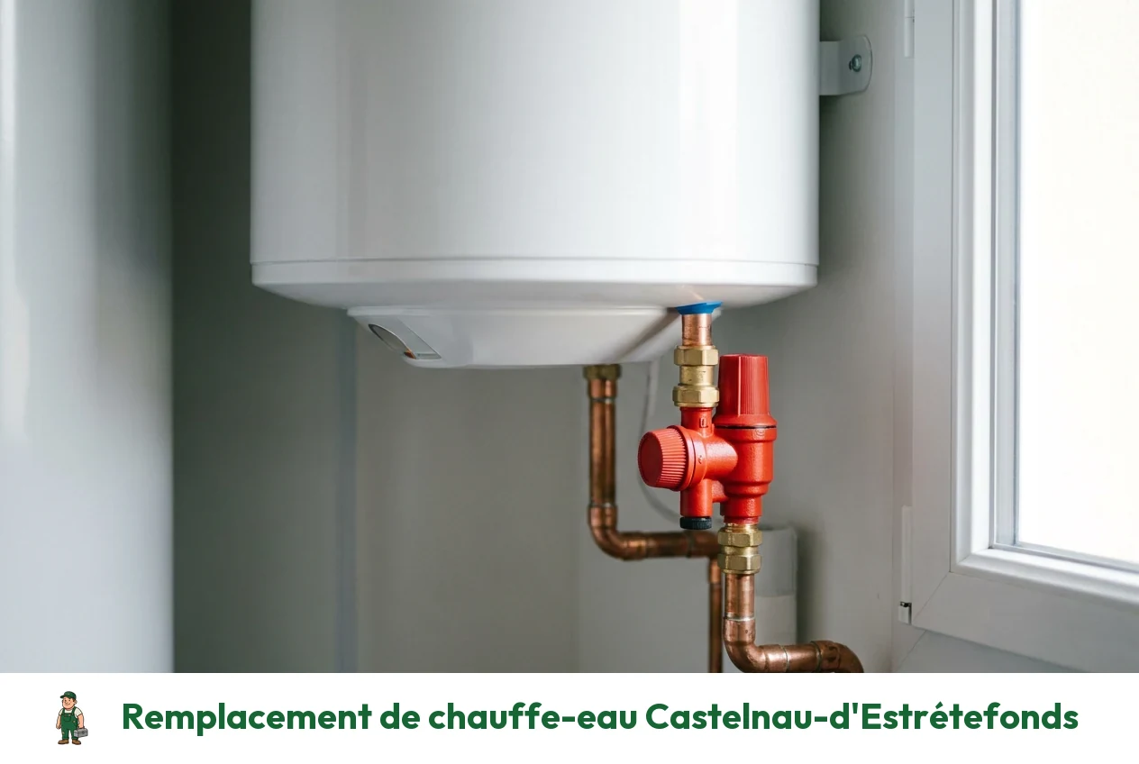 Remplacement de chauffe-eau à Castelnau-d'Estrétefonds