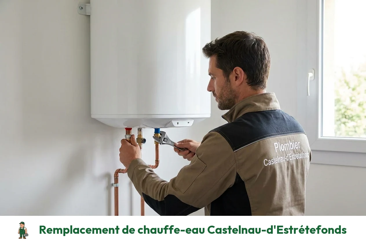 Remplacement de chauffe-eau à Castelnau-d'Estrétefonds