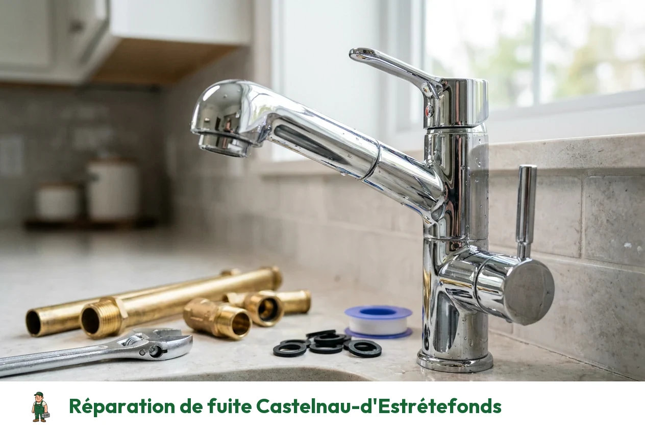 Réparation de fuite à Castelnau-d'Estrétefonds