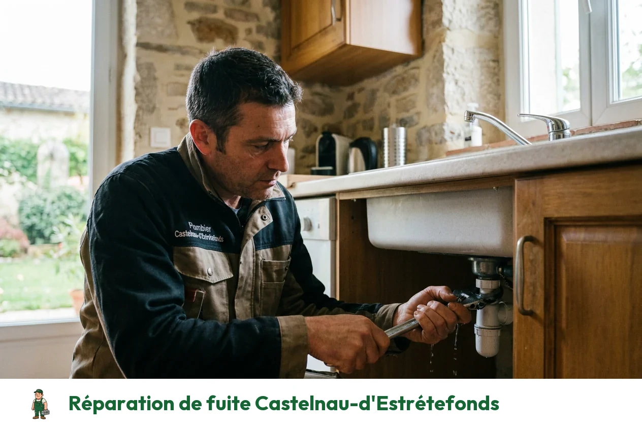 Réparation de fuite à Castelnau-d'Estrétefonds